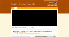 Desktop Screenshot of fashionsewingcabinets.com
